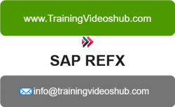 SAP Refx Training Videos Tutorial